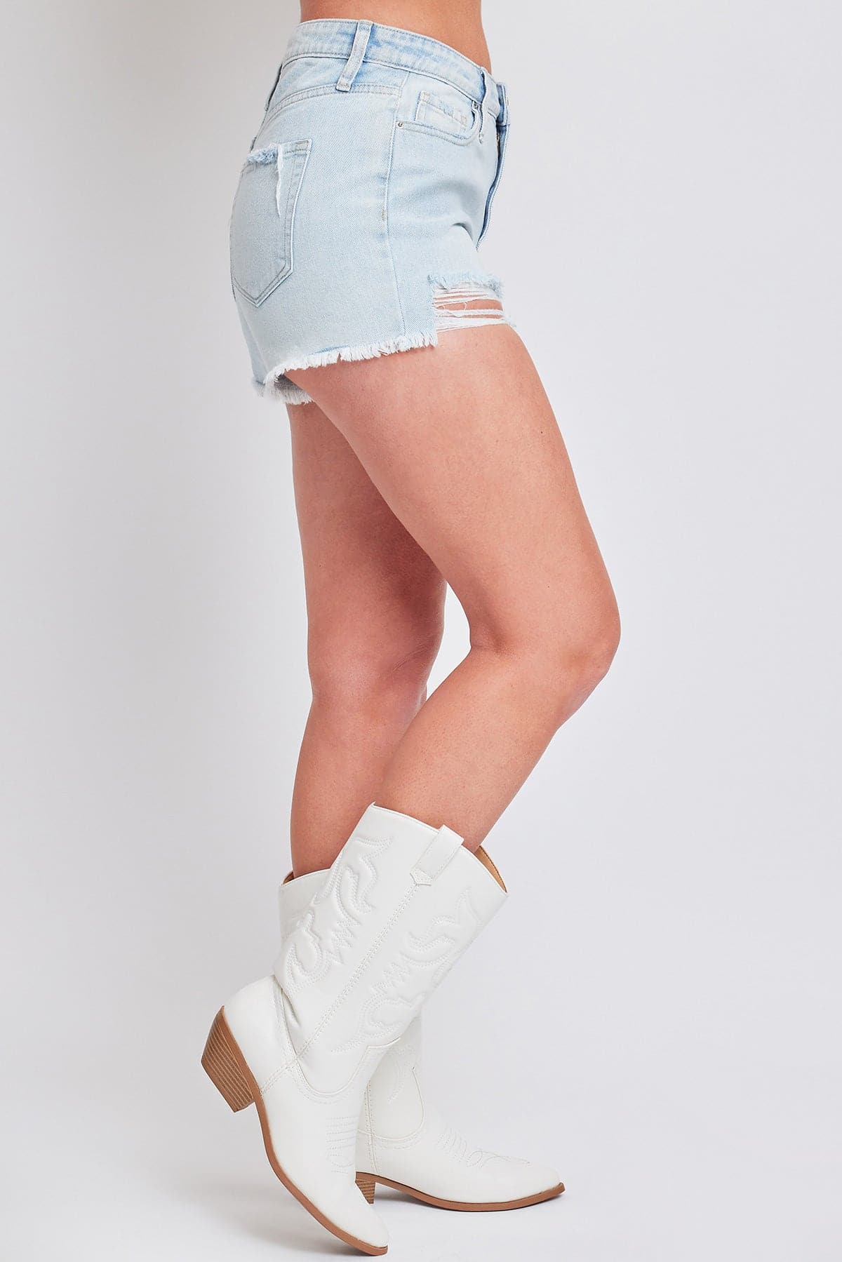 YMI Women's Festival Denim Shorts