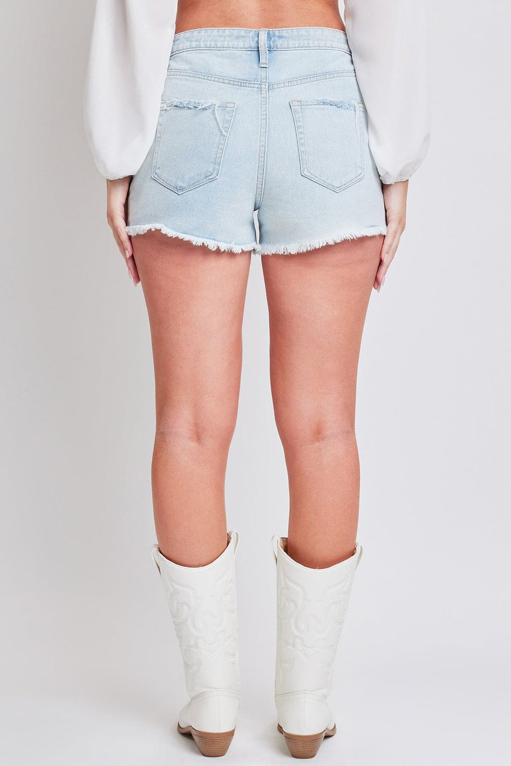 YMI Women's Festival Denim Shorts