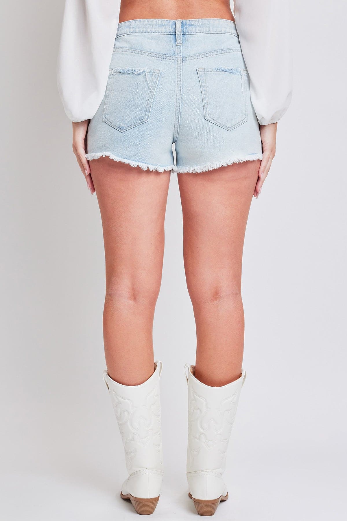 YMI Women's Festival Denim Shorts