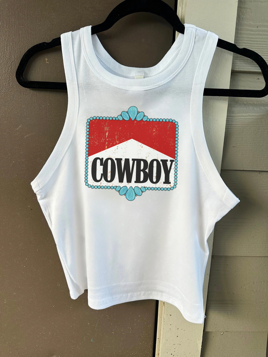 Cowboy Cropped Tank