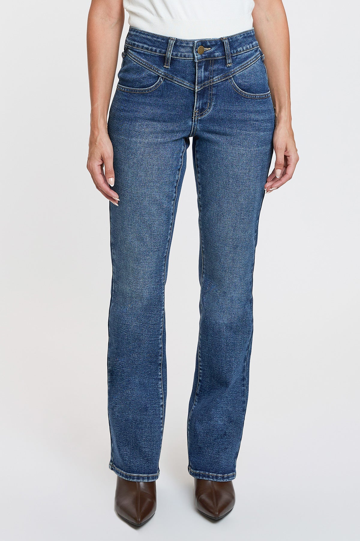 Women's Contour V-Front Bootcut Jeans