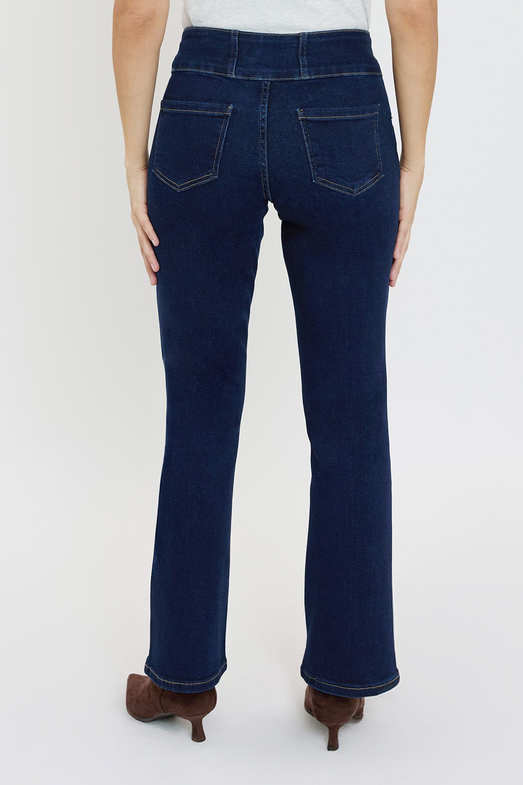 Women's 3-Button Bootcut Jeans