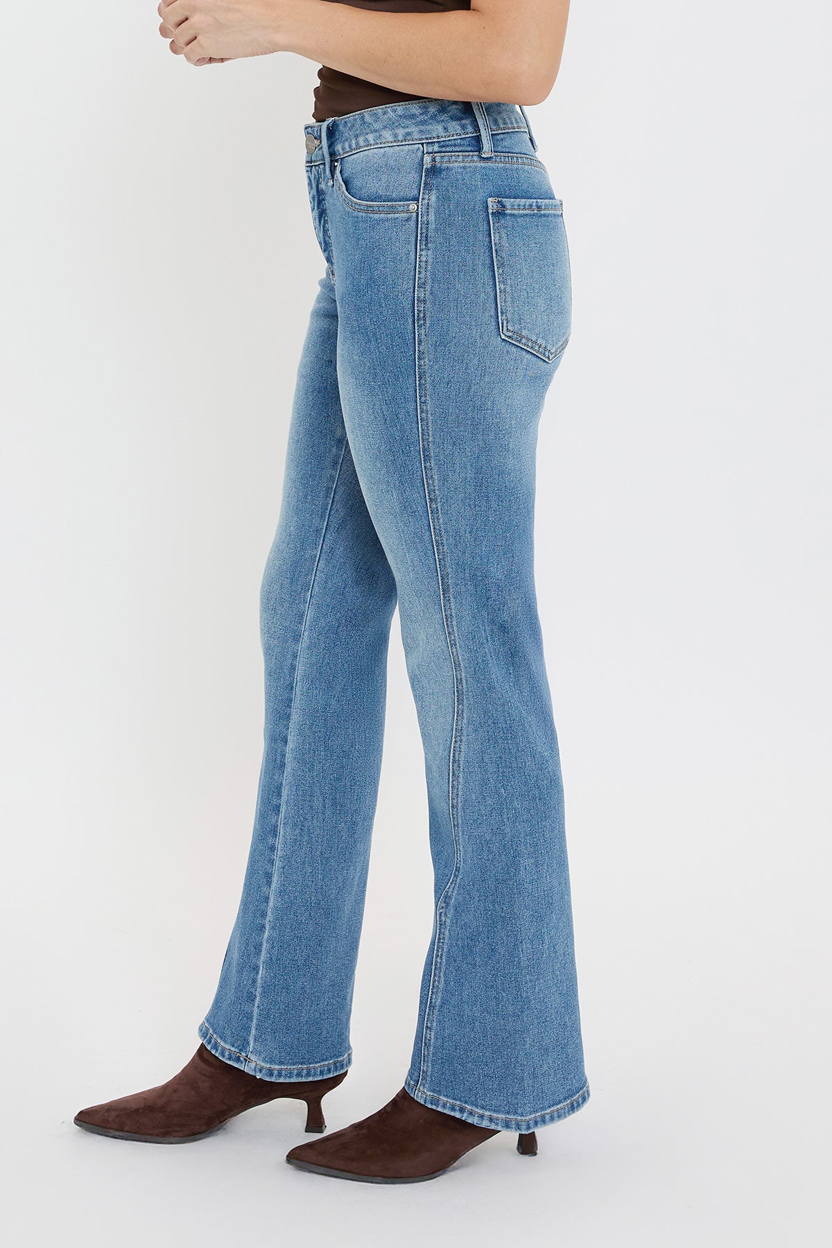 Women's Curve Seam Flare Jeans