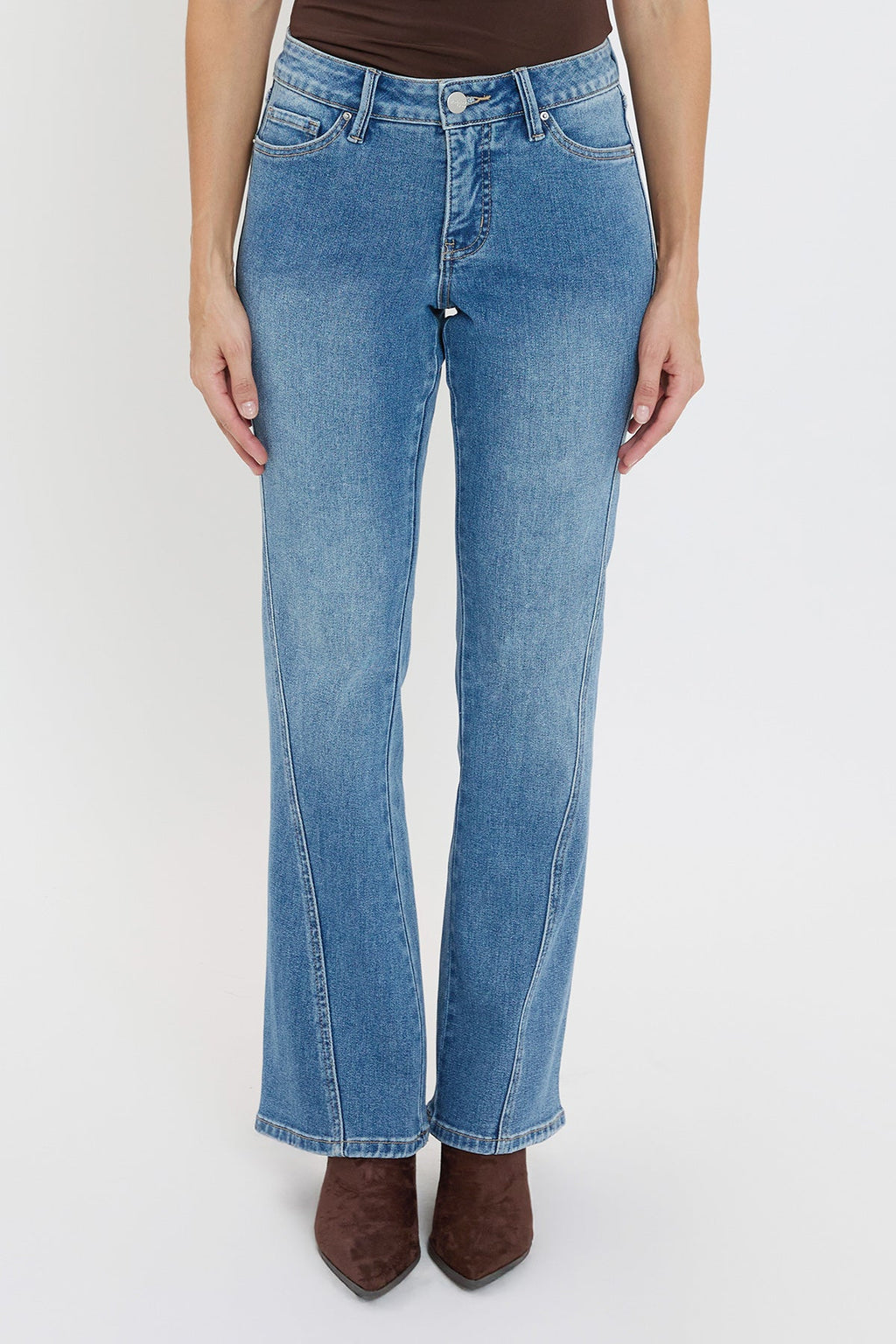 Women's Curve Seam Flare Jeans