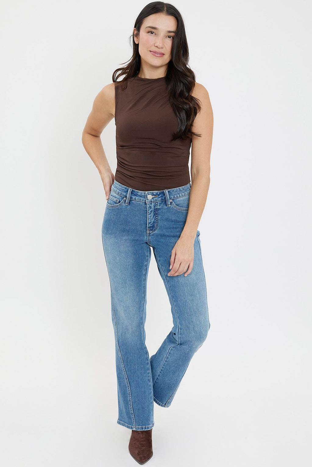 Women's Curve Seam Flare Jeans