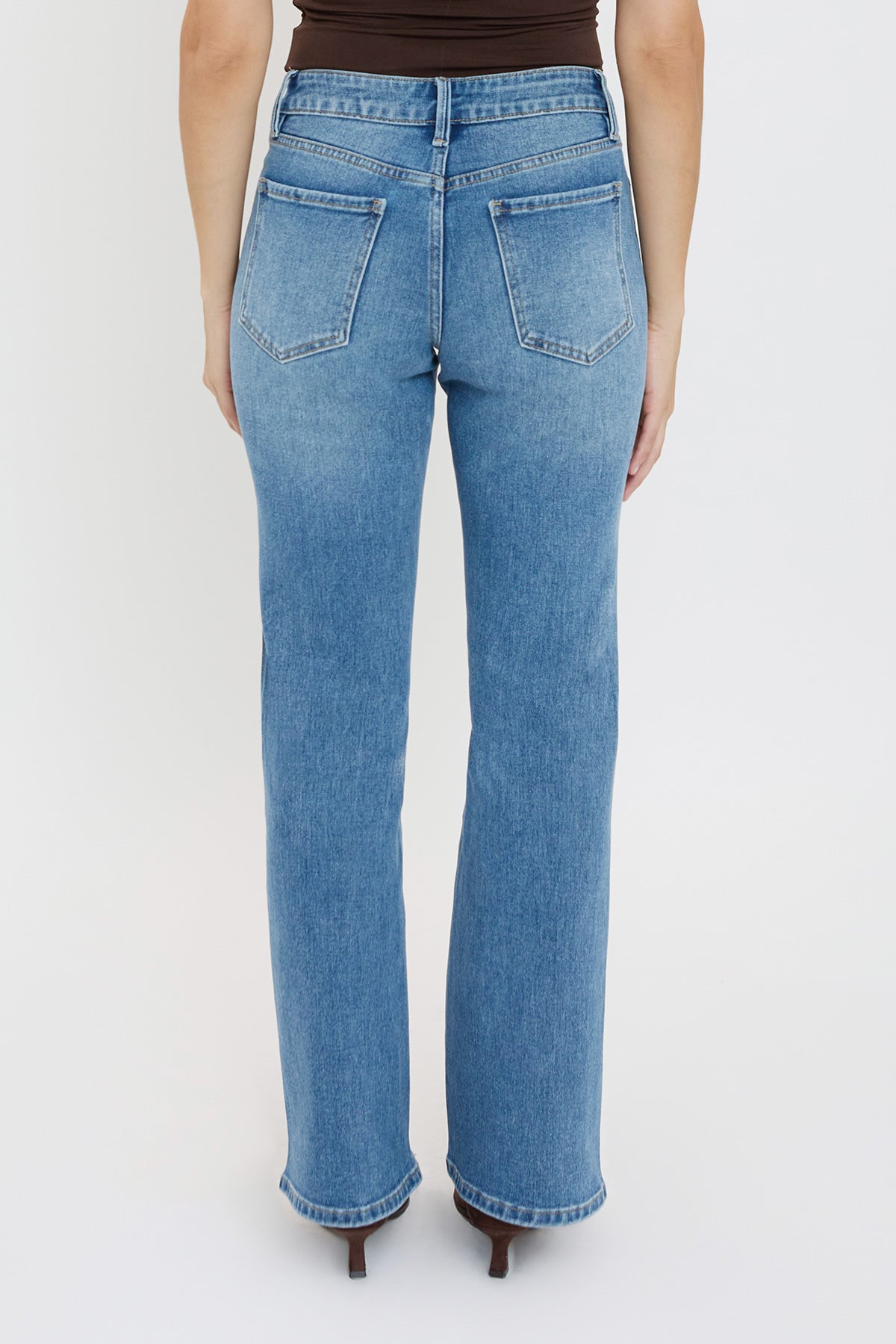 Women's Curve Seam Flare Jeans