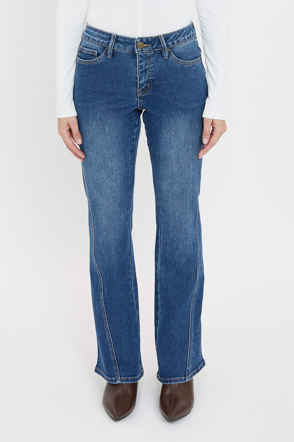 Women's Curve Seam Flare Jeans