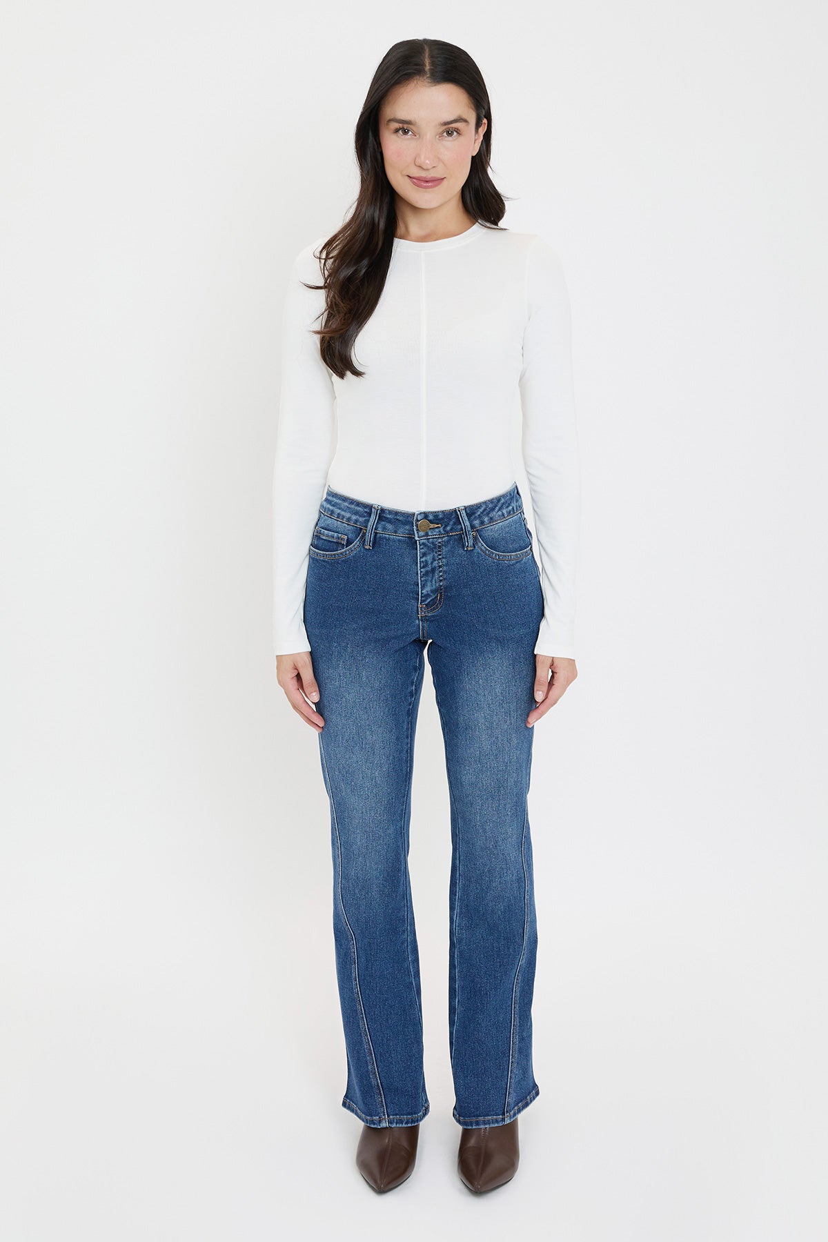 Women's Curve Seam Flare Jeans