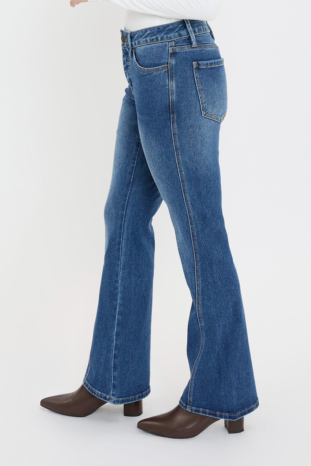 Women's Curve Seam Flare Jeans