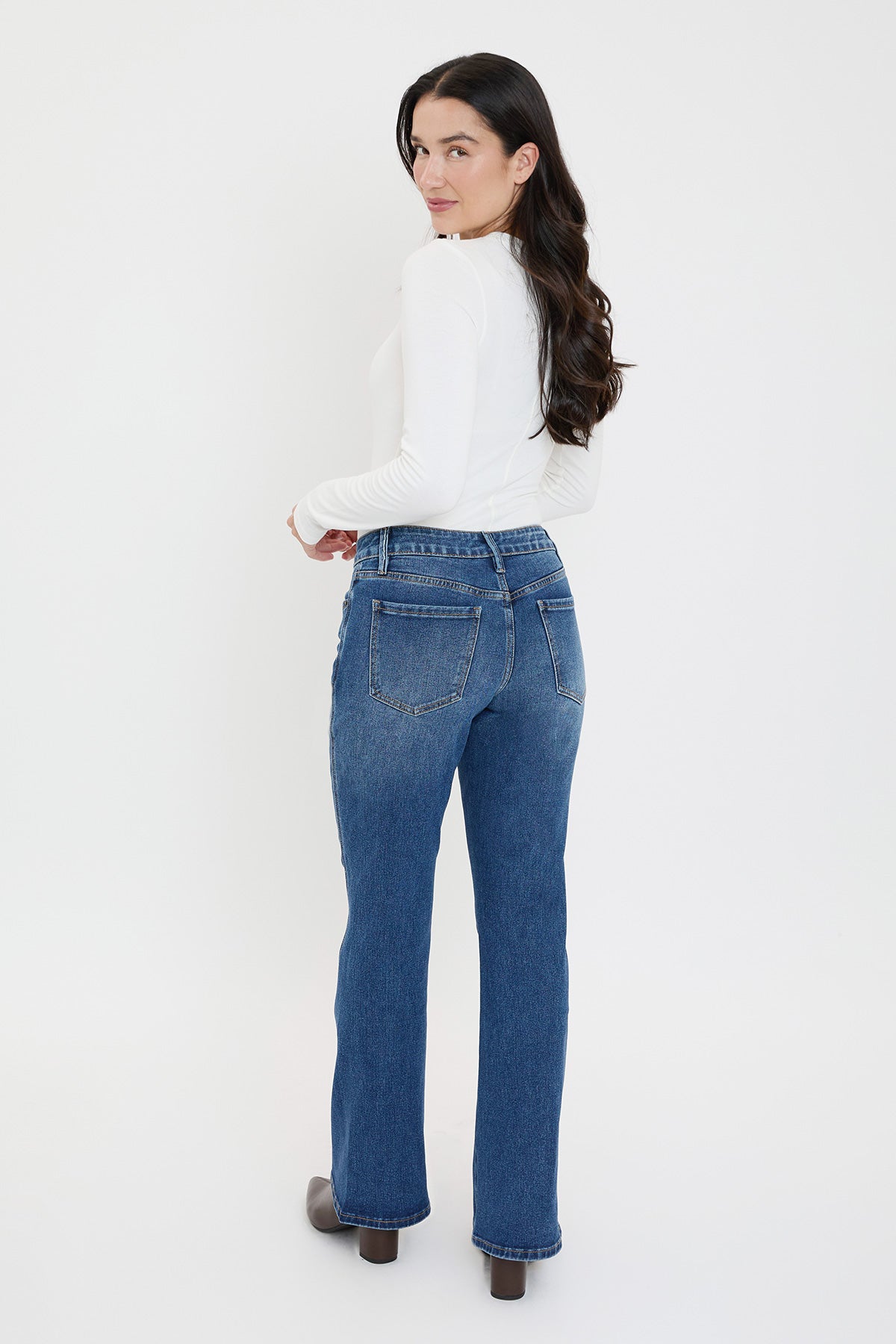 Women's Curve Seam Flare Jeans