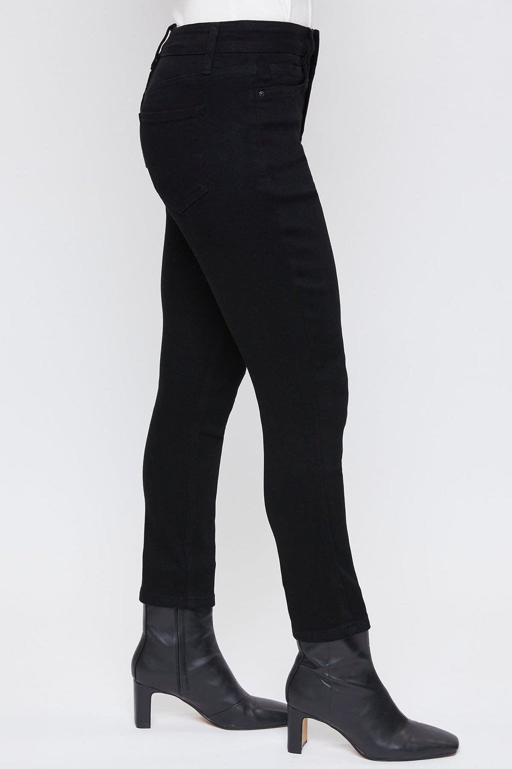 Women's Vintage High Rise Button Fly Skinny Ankle Jeans