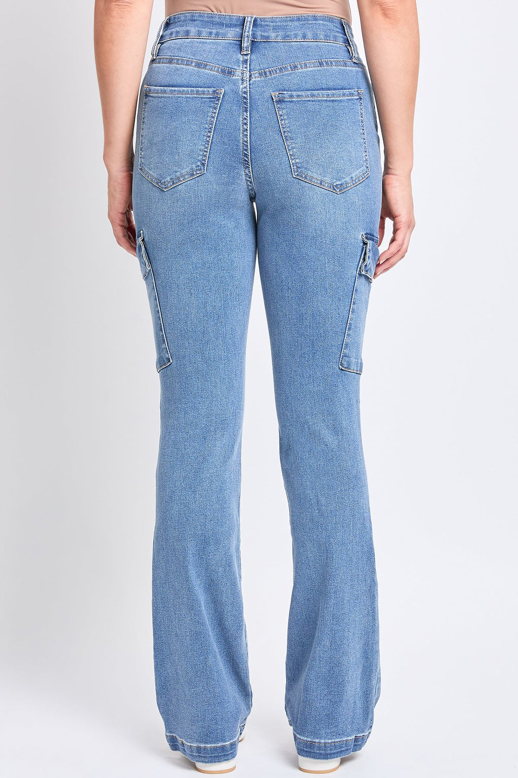 Women's High Rise Bootcut Cargo Jean
