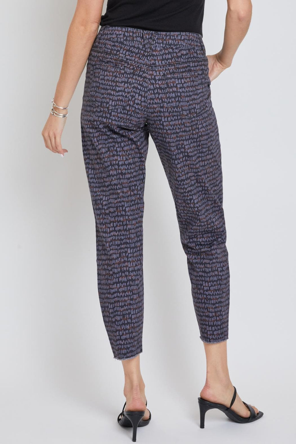 Women's Pork Chop Pocket Pants With Dog Bite Hem