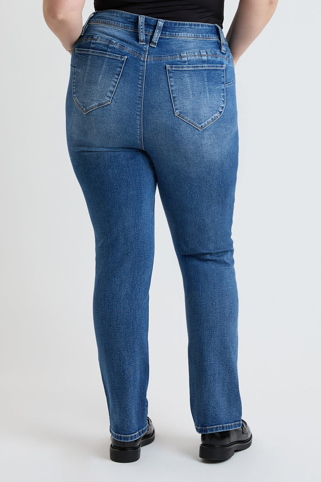 Women's Plus High Rise Curve Confidence  Straight  Jeans