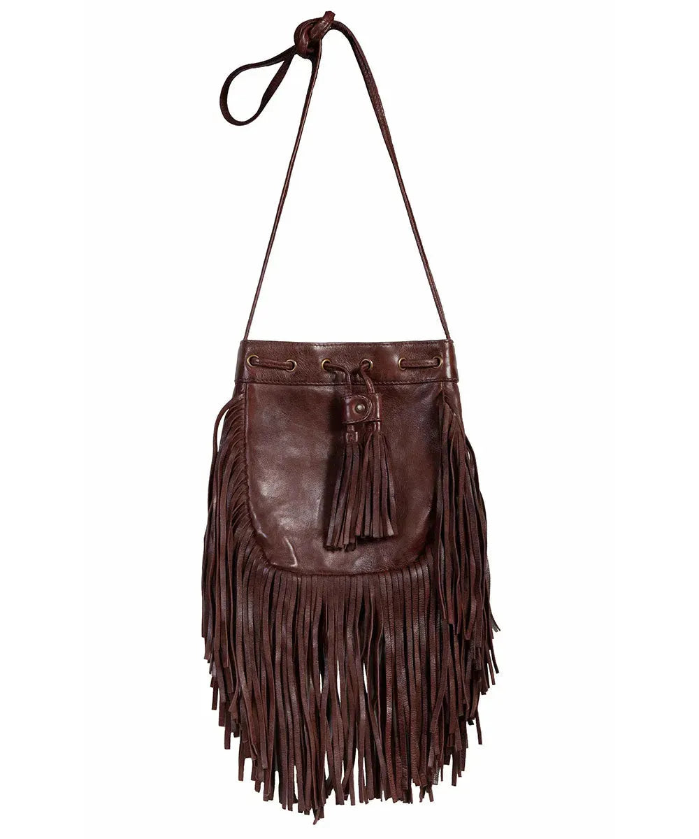 Scully Western Cascade Fringe Bucket Bag - Women's Handbag
