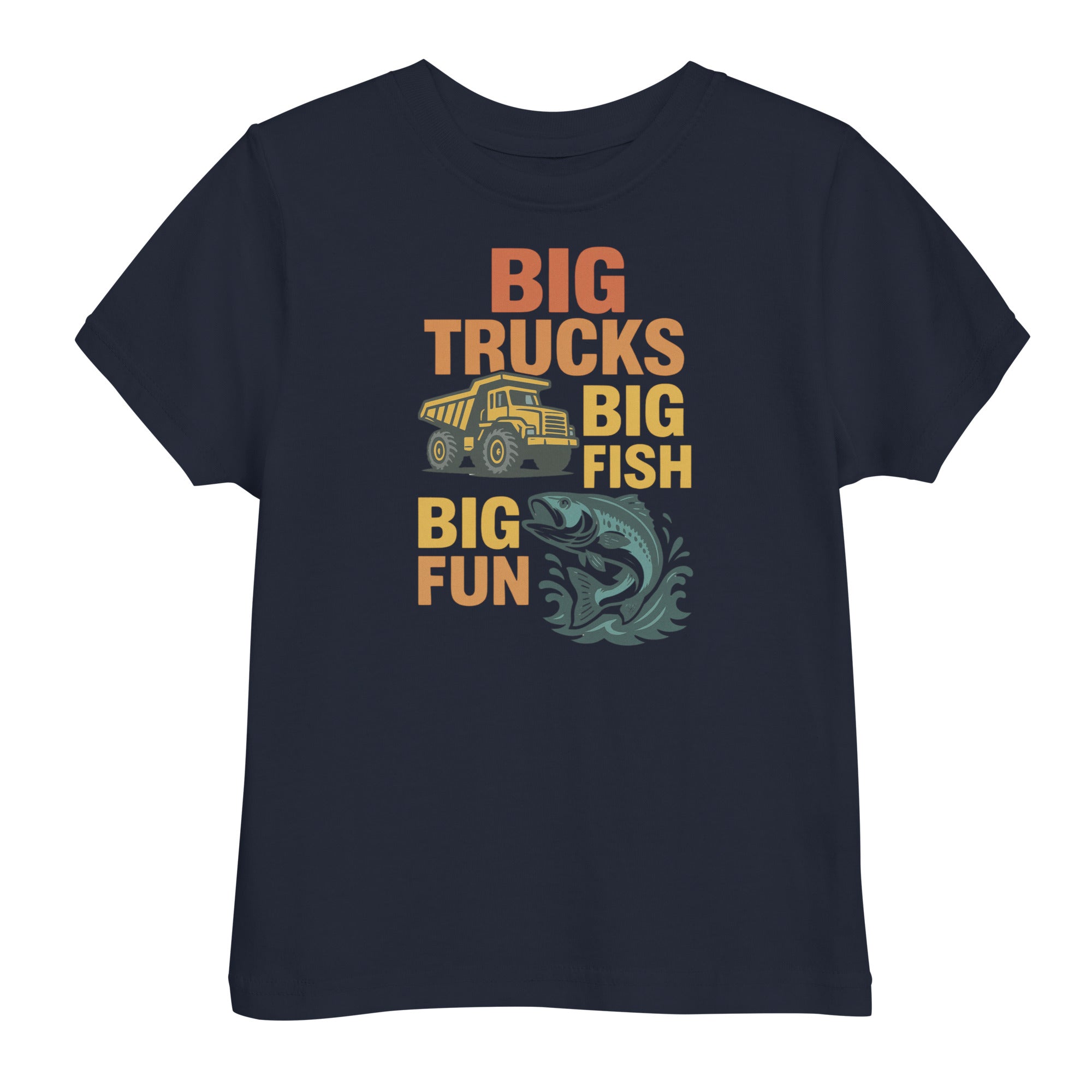 Big Trucks Big Fish Big Fun Toddler's Tee