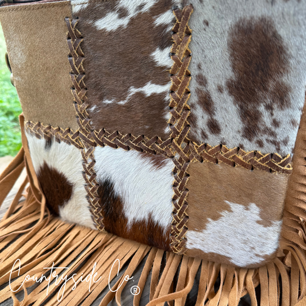 Chesney Cowhide Western Purse
