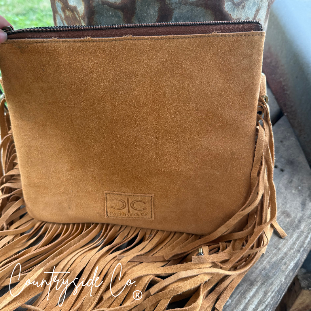 Chesney Cowhide Western Purse