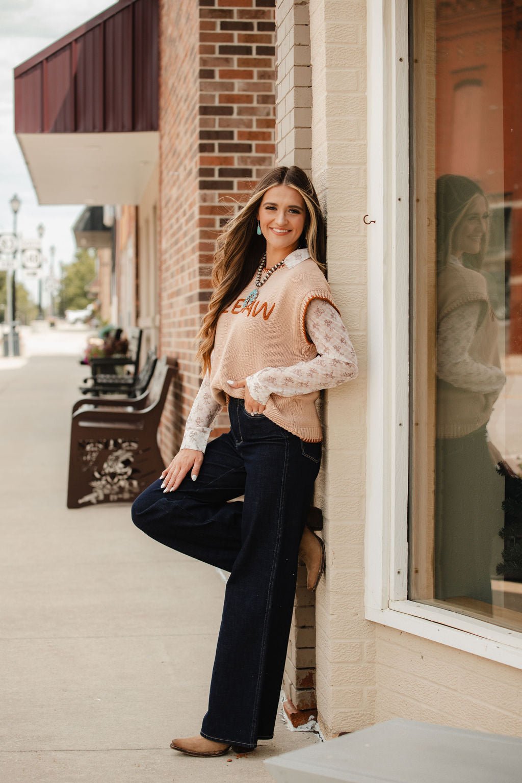 Judy Blue Black Retro Wide Cuffed Leg Jean