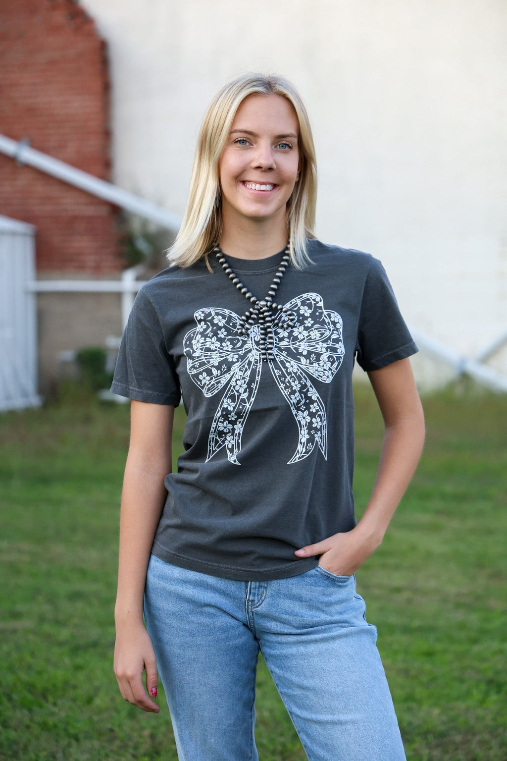 Lace Bow T-shirt