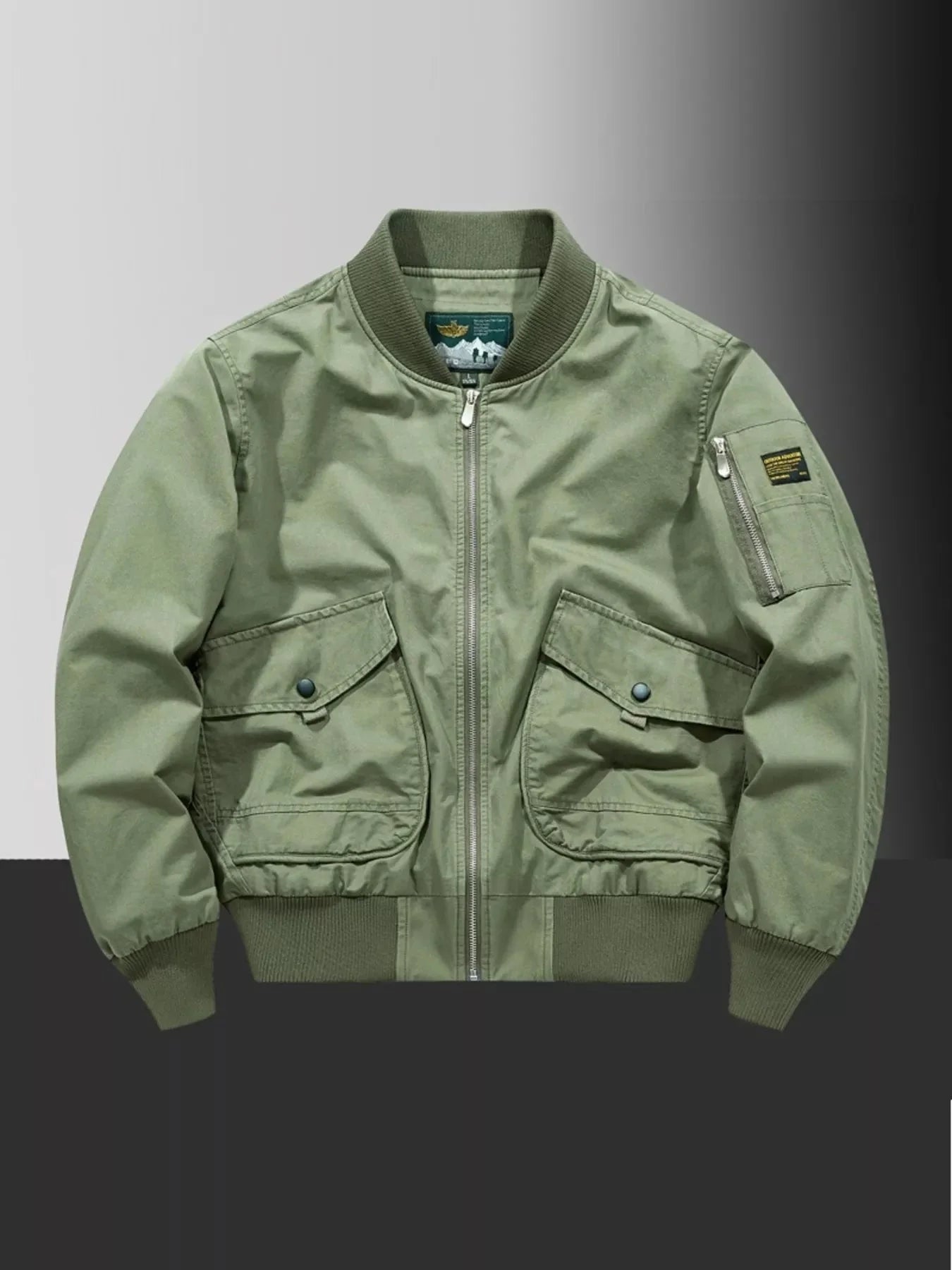 Men's Plus Size Bomber Jacket