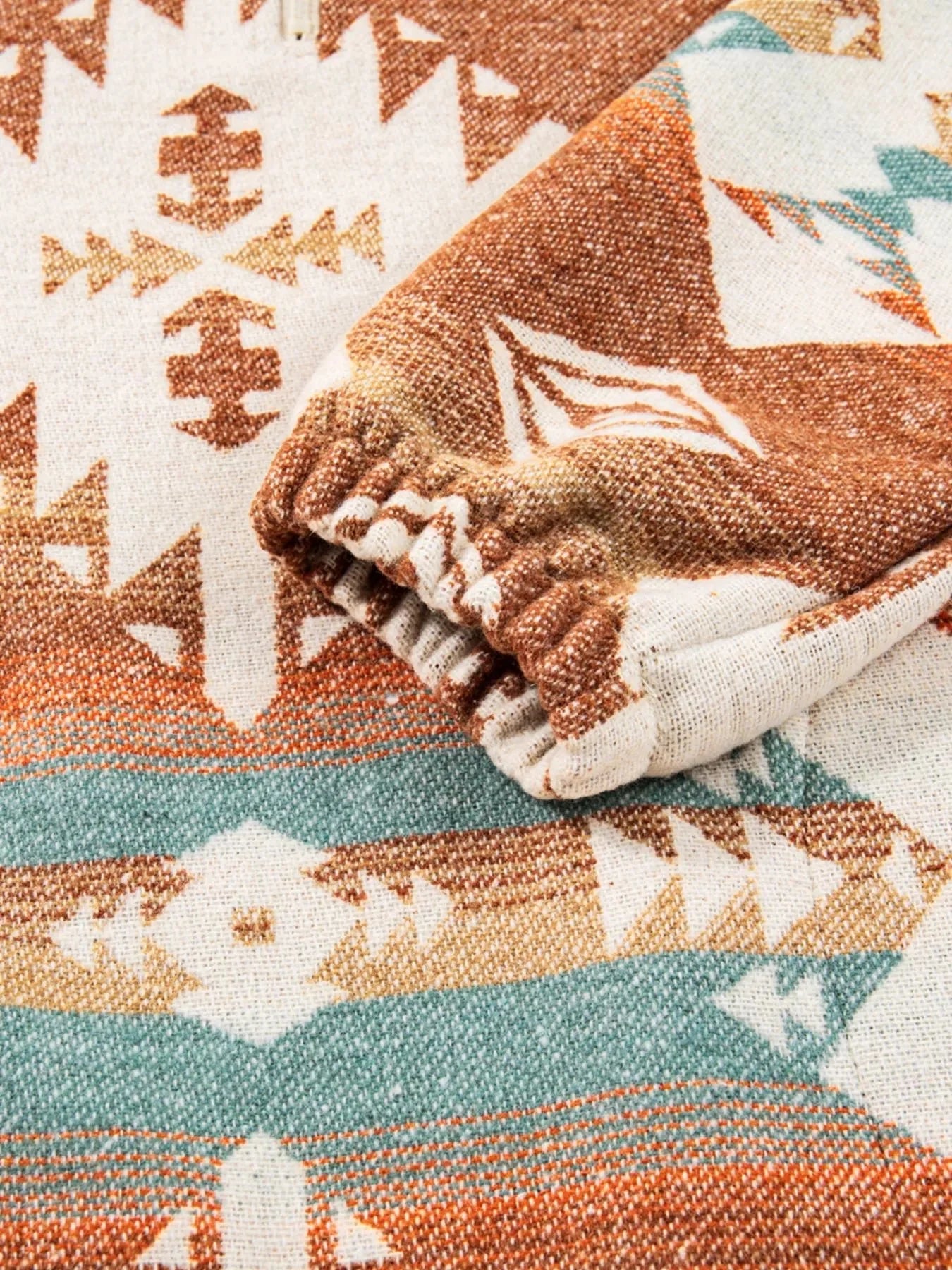 Quarter Zip Aztec Sweatshirt