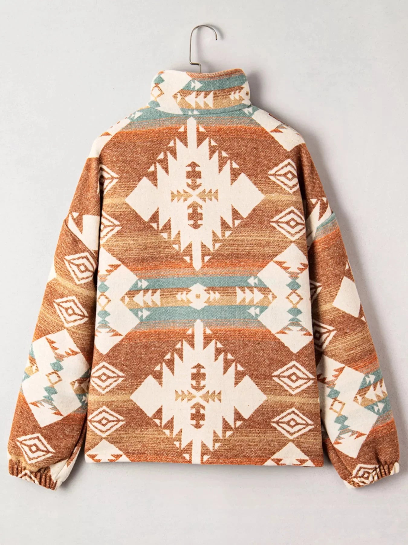 Quarter Zip Aztec Sweatshirt