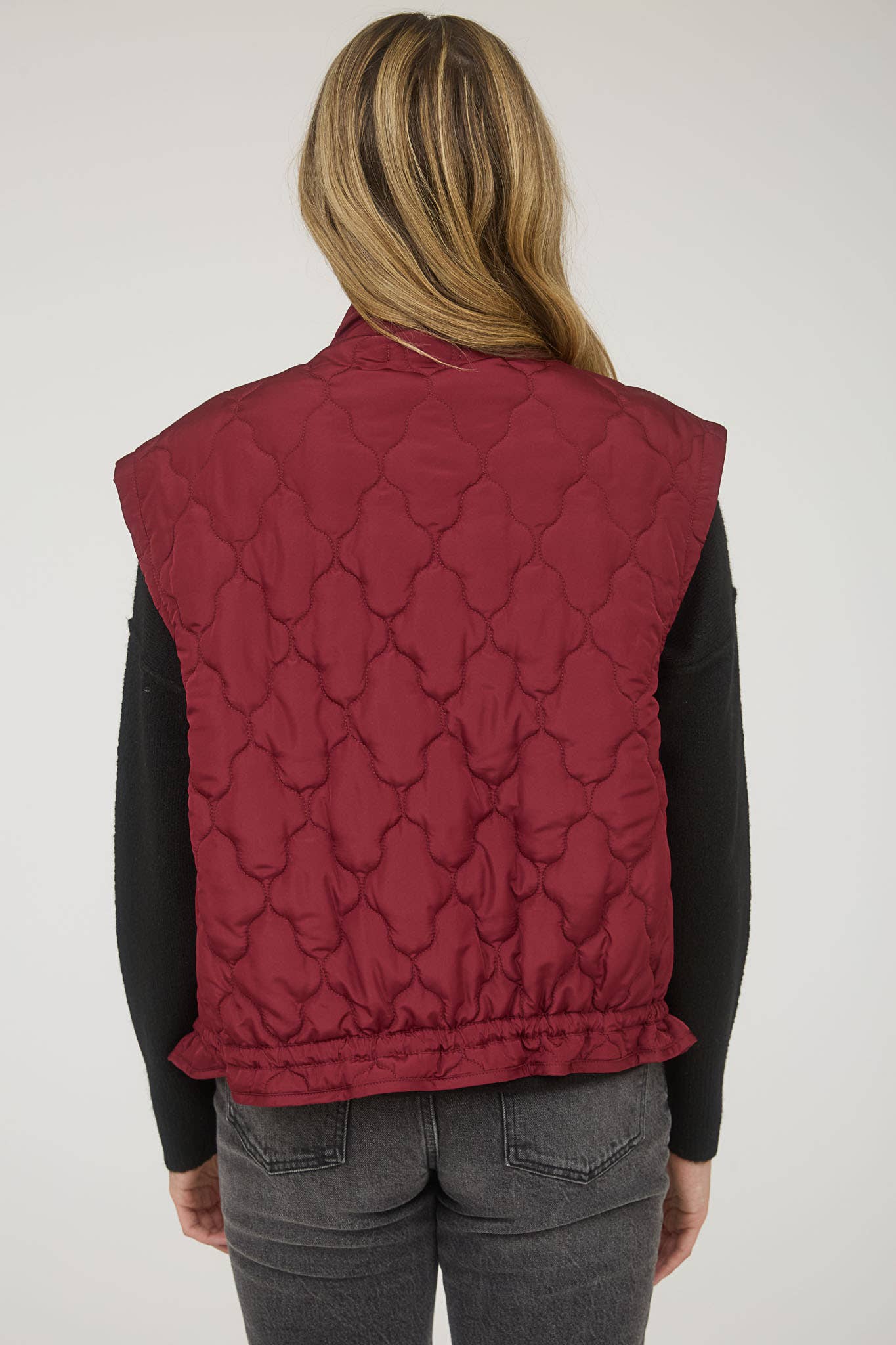 Tie Down Quilted Puffer Vest - 3 Colors!