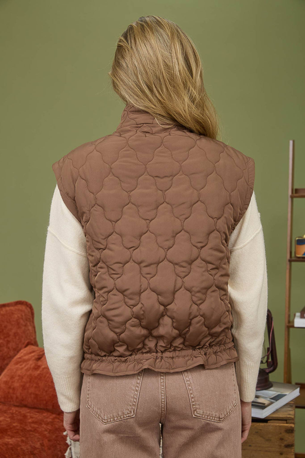 Tie Down Quilted Puffer Vest - 3 Colors!