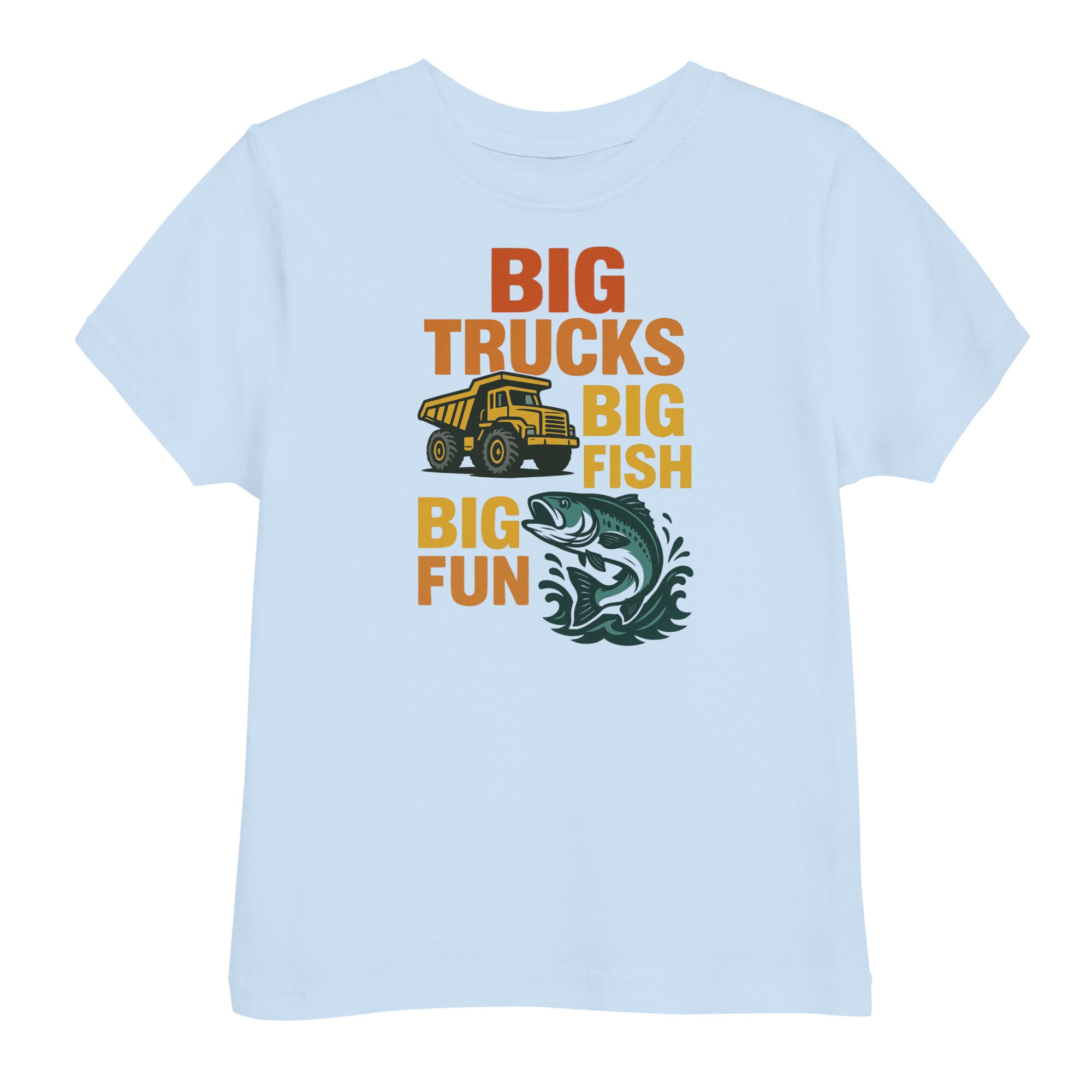 Big Trucks Big Fish Big Fun Toddler's Tee