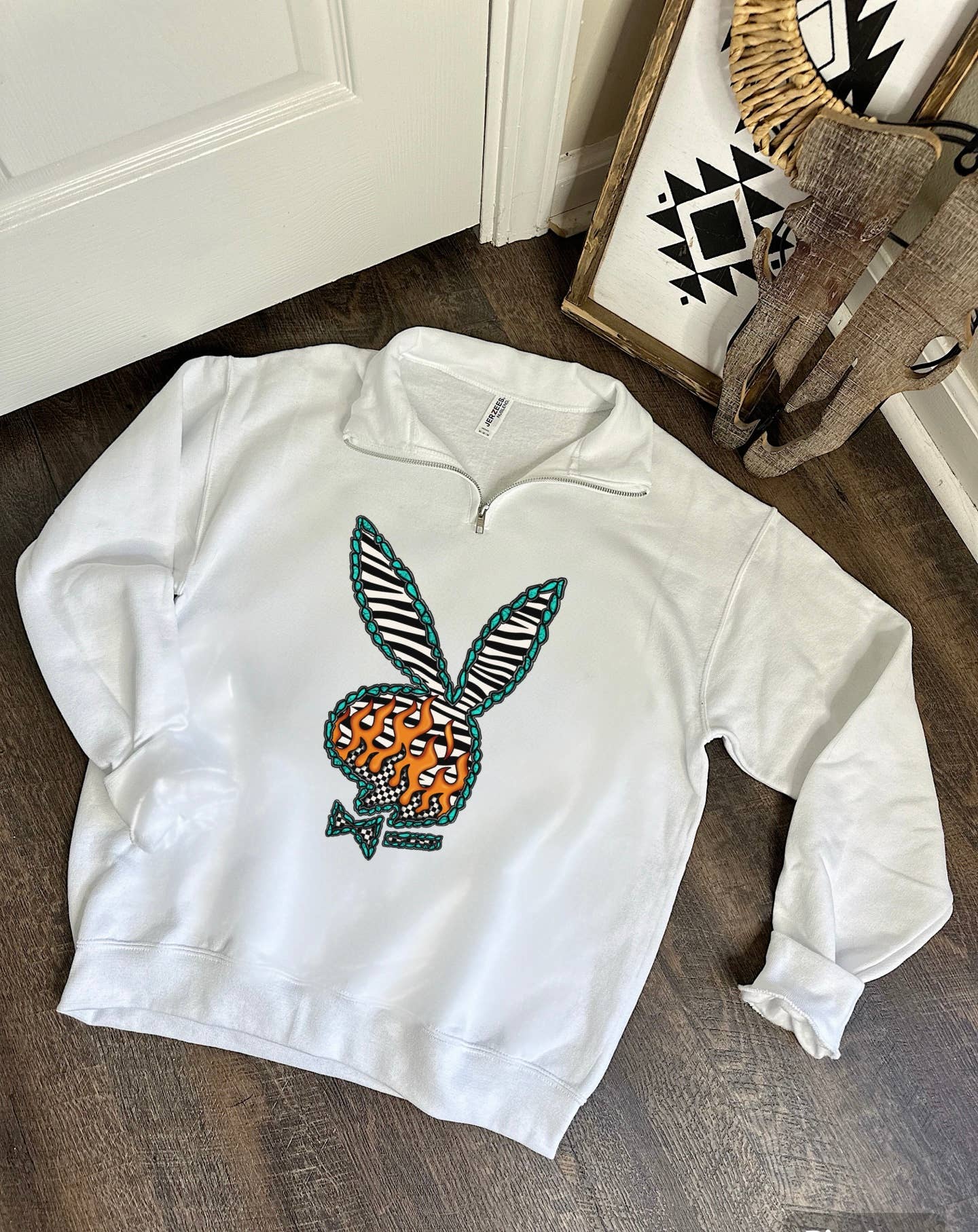 Western Bunny Quarter Zip